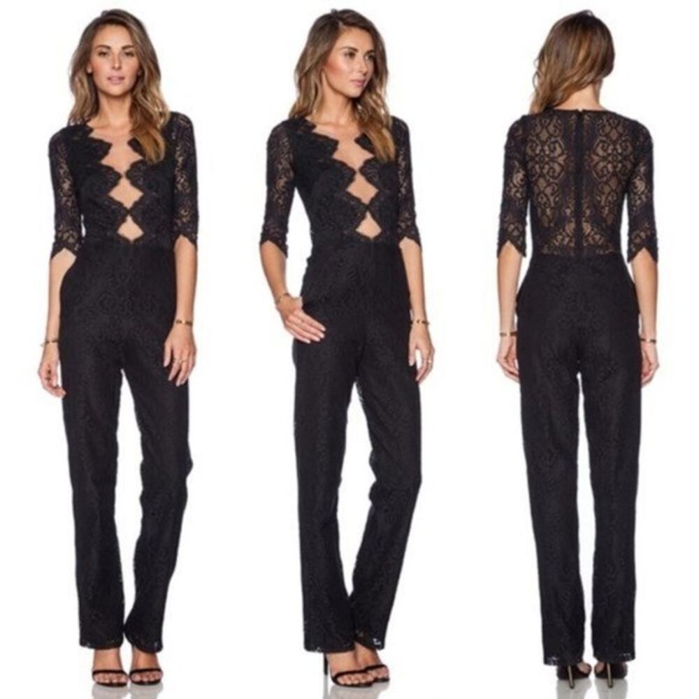 For Love & Lemons Lace Jumpsuit